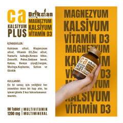 Dr Kalan Kalsiyum Plus Tableti (90 Tablet)