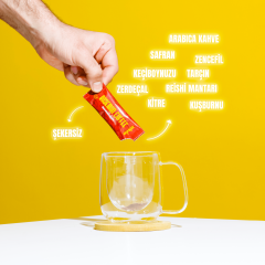 Dr Kalan Rosemon Coffee (Safranlı Şekersiz Kahve Karışımı) (18 x 4 gr)