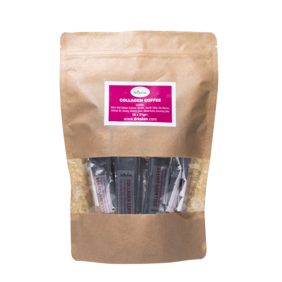 Dr. Kalan Collagen Coffee (Kolajen ve Safranlı Kahve Karışımı) (18 x 21 g)